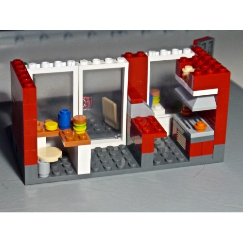  Mini Street View Store And Figures Building Blocks Assemble Game Toy 